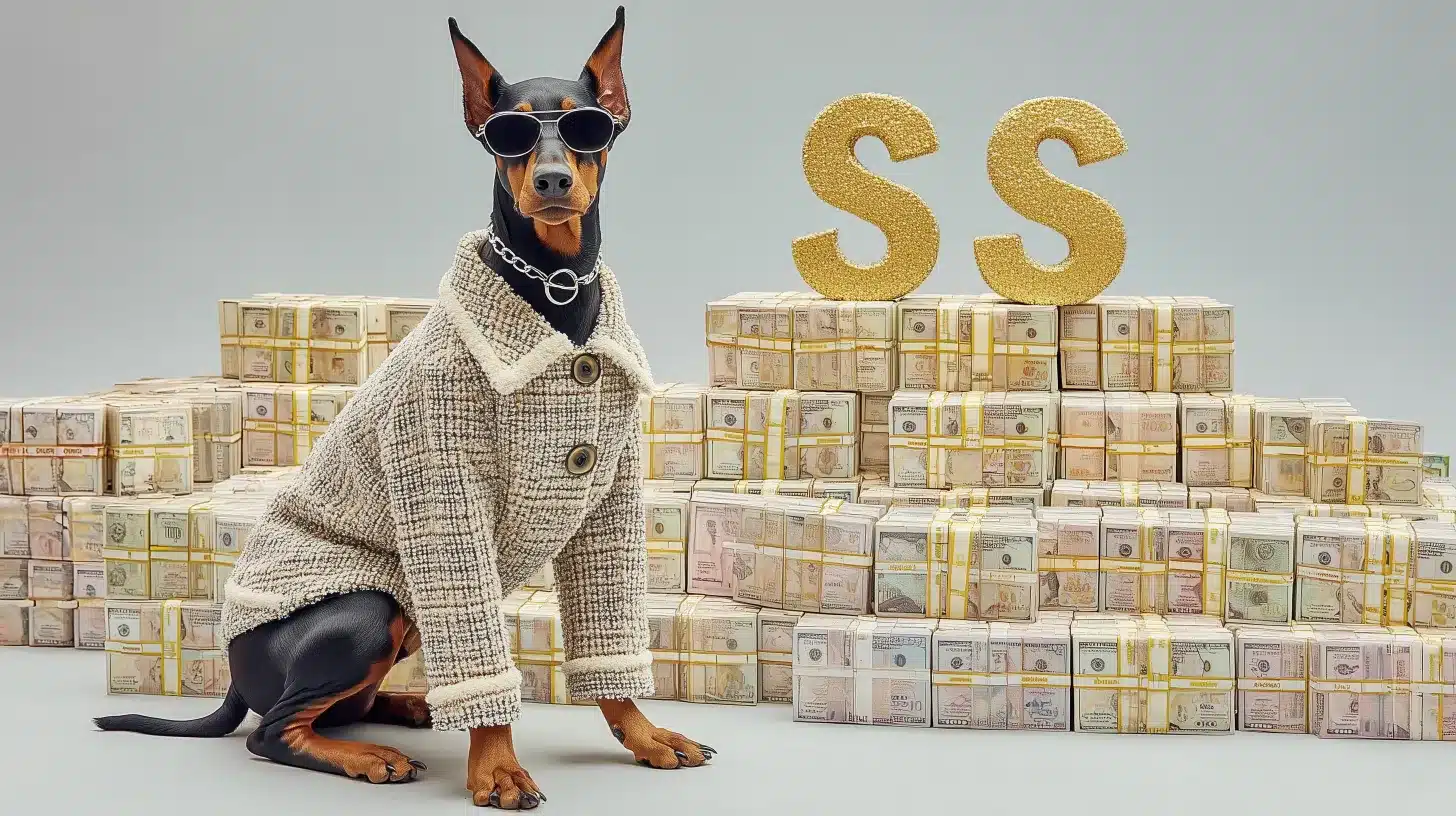 דוברמן עשיר בית הכלבים