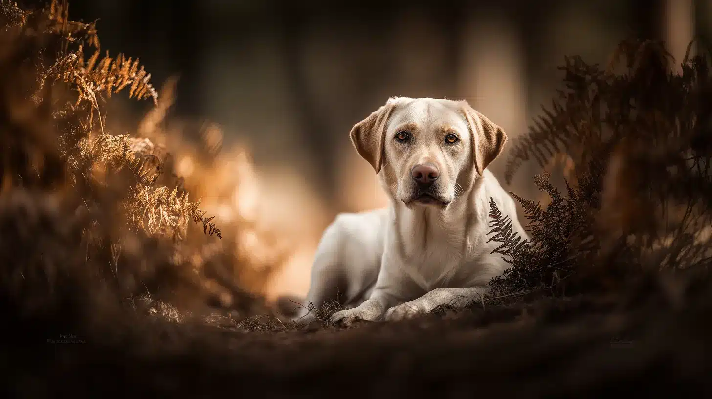 לברדור רטריבר מקו דם עבודה בית הכלבים