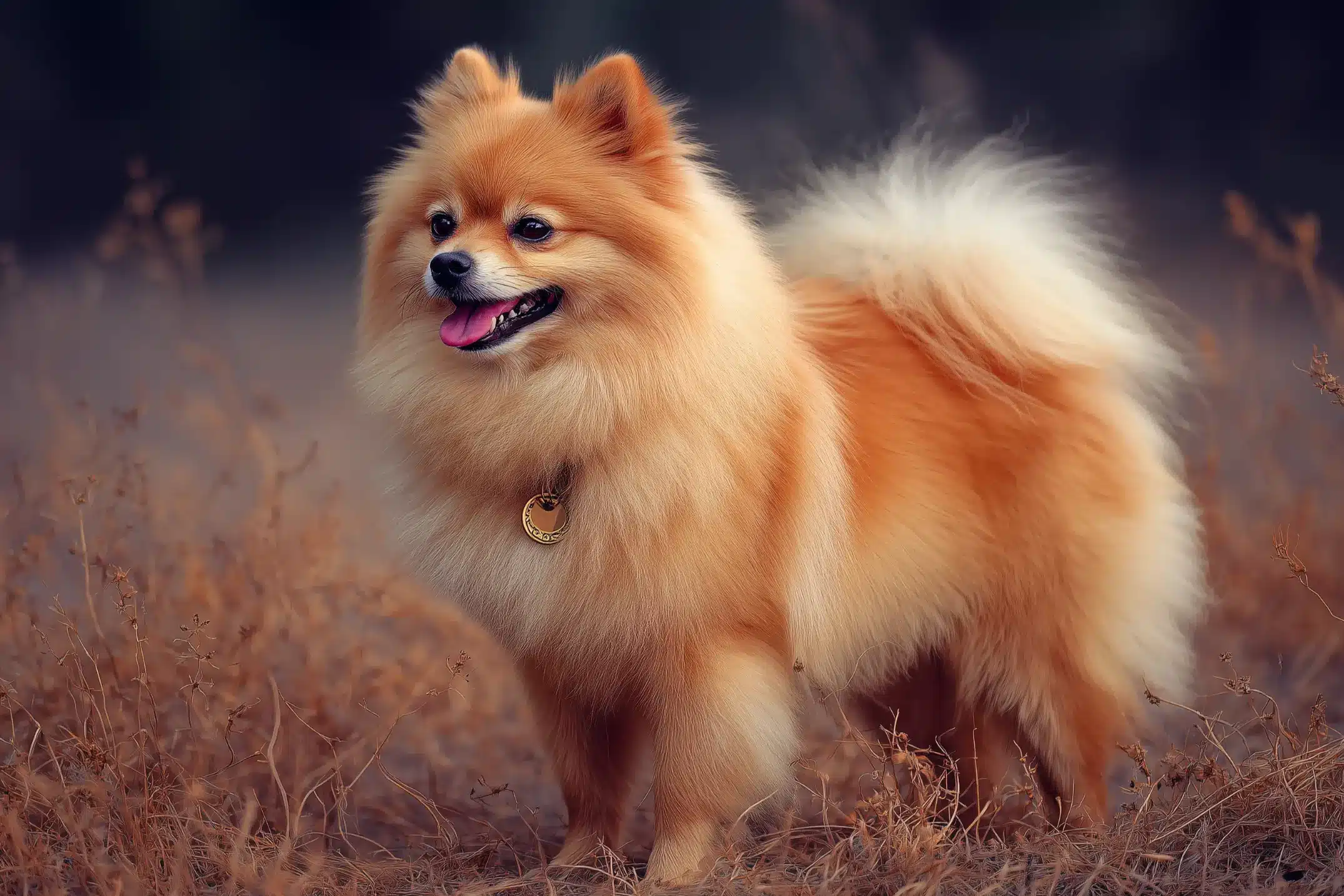 פומרניין בטבע בית הכלבים