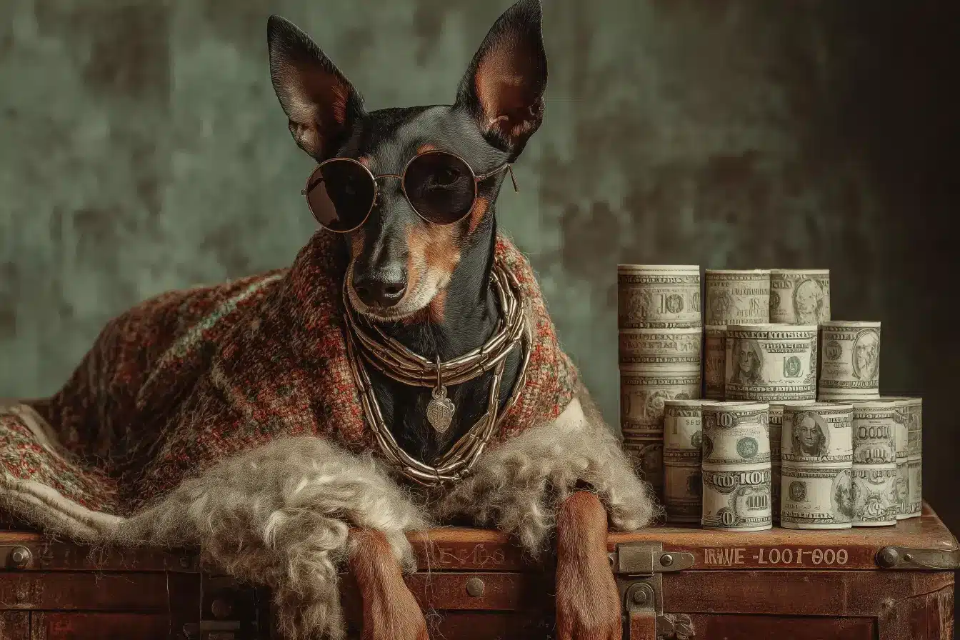 פינצ'ר ננסי עשיר בית הכלבים