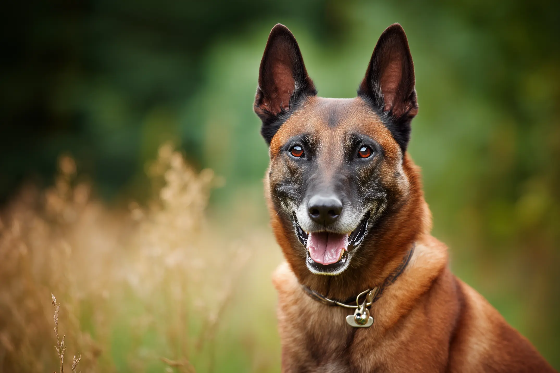 רועה בלגי מלינואה בשדה בית הכלבים