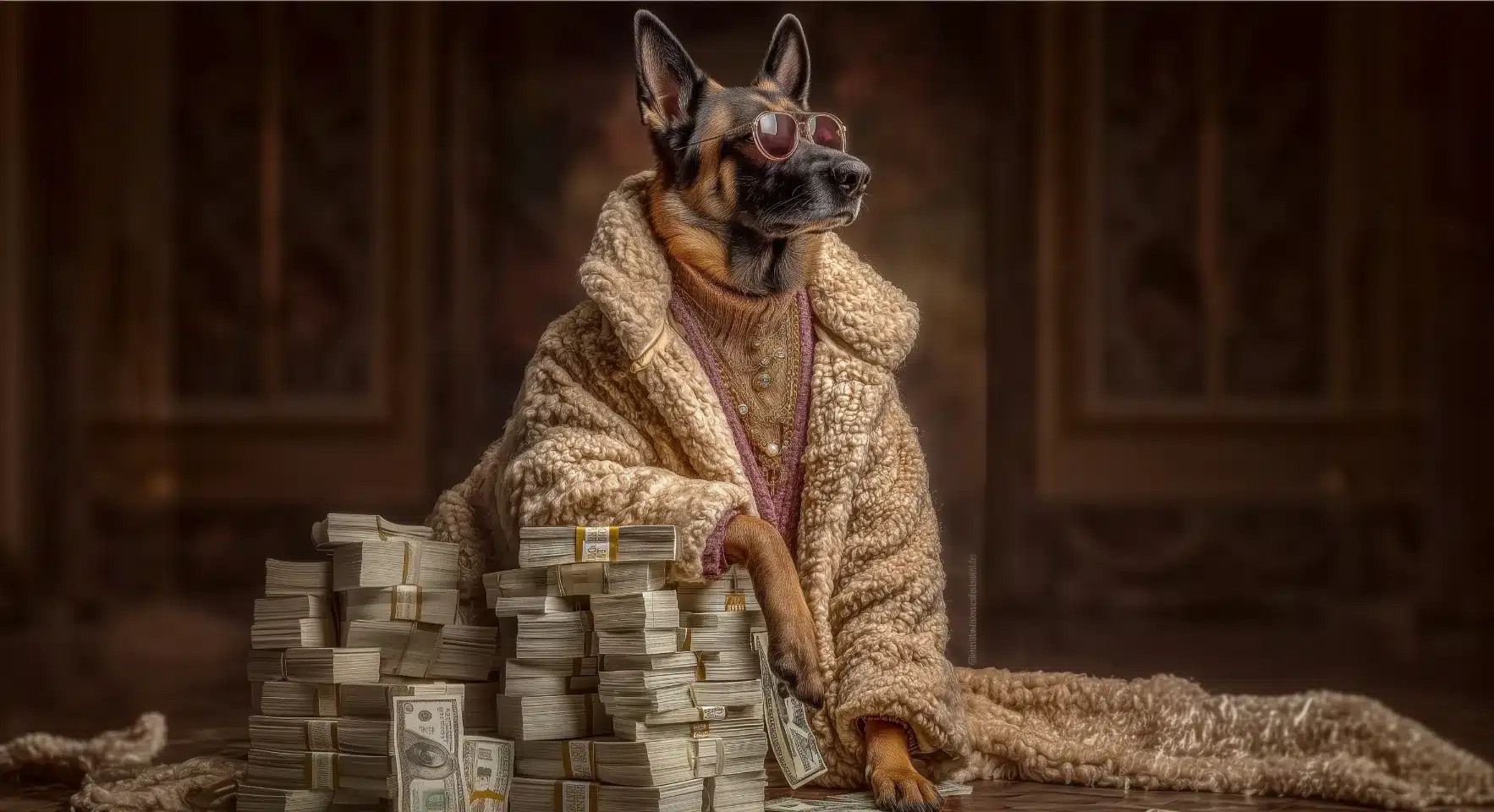 רועה גרמני עשיר בית הכלבים