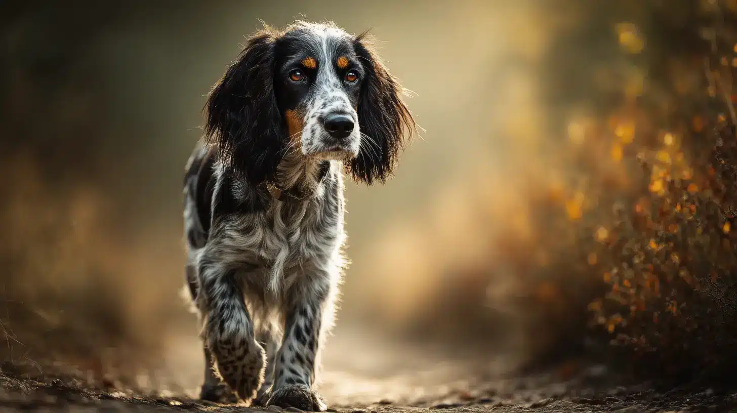 אילוף של קוקר ספניאל אנגלי בית הכלבים
