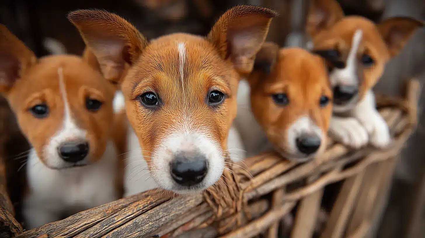 גורי בסנג'י בית הכלבים