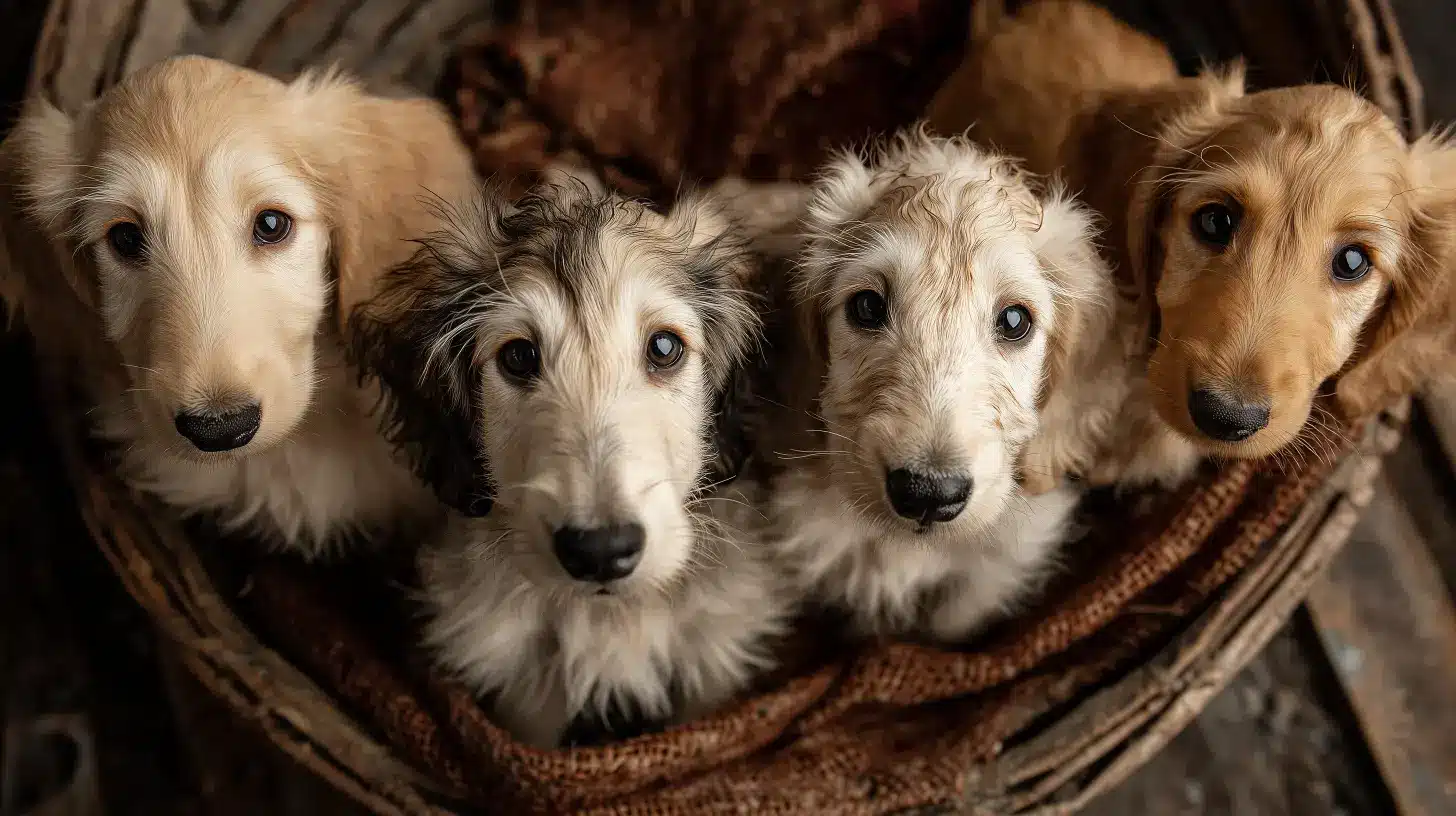 גורי כלב רוח אפגני