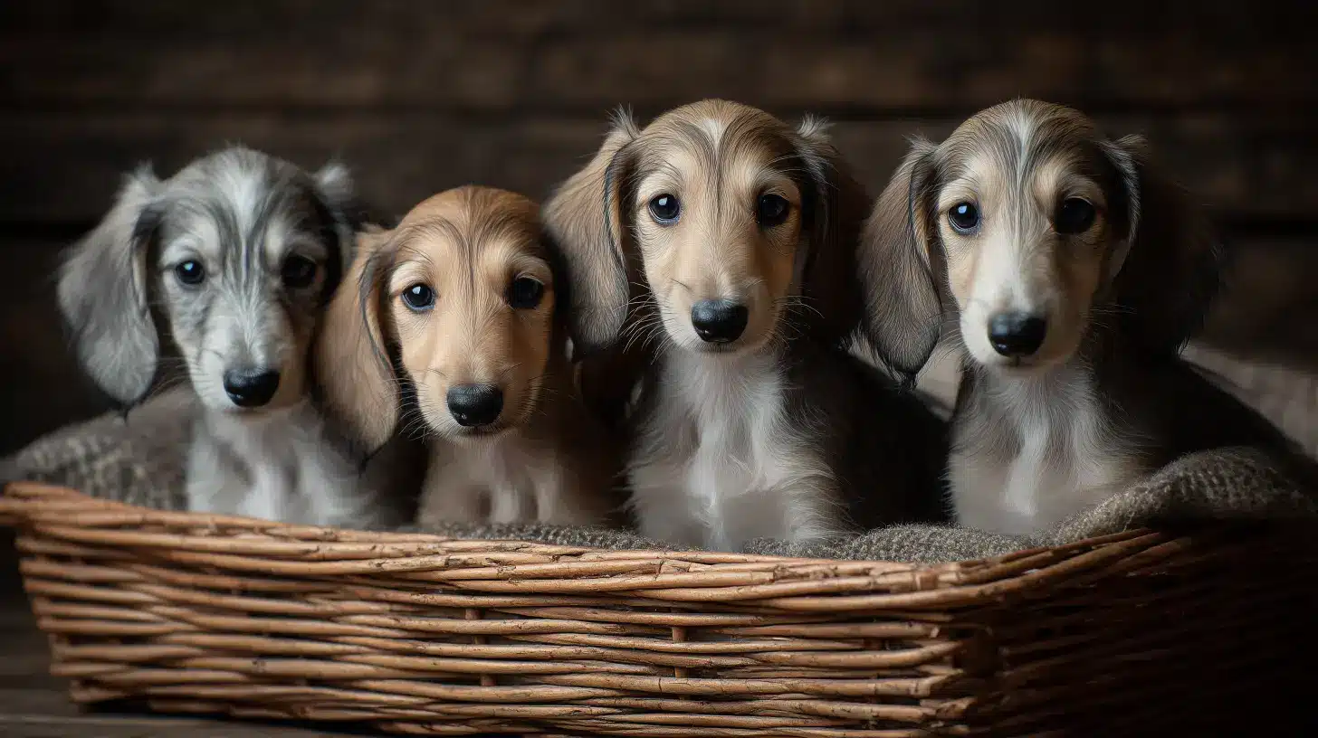 גורים מגזע סלוקי בית הכלבים
