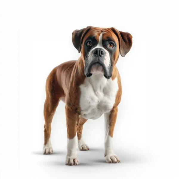 כלב בוקסר גזעי בית הכלבים