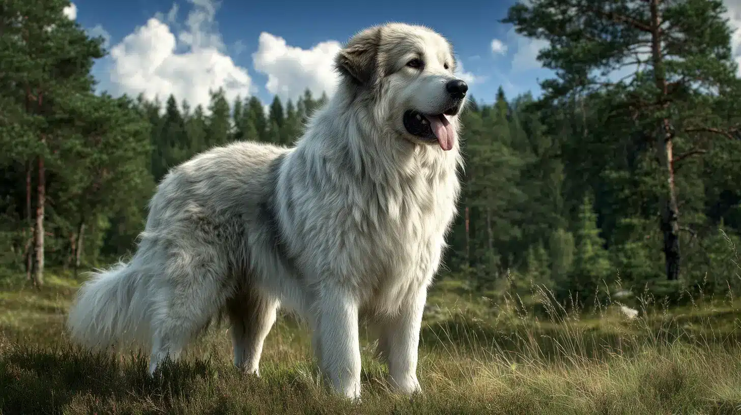 כלב הרים פירנאי גזעי בית הכלבים